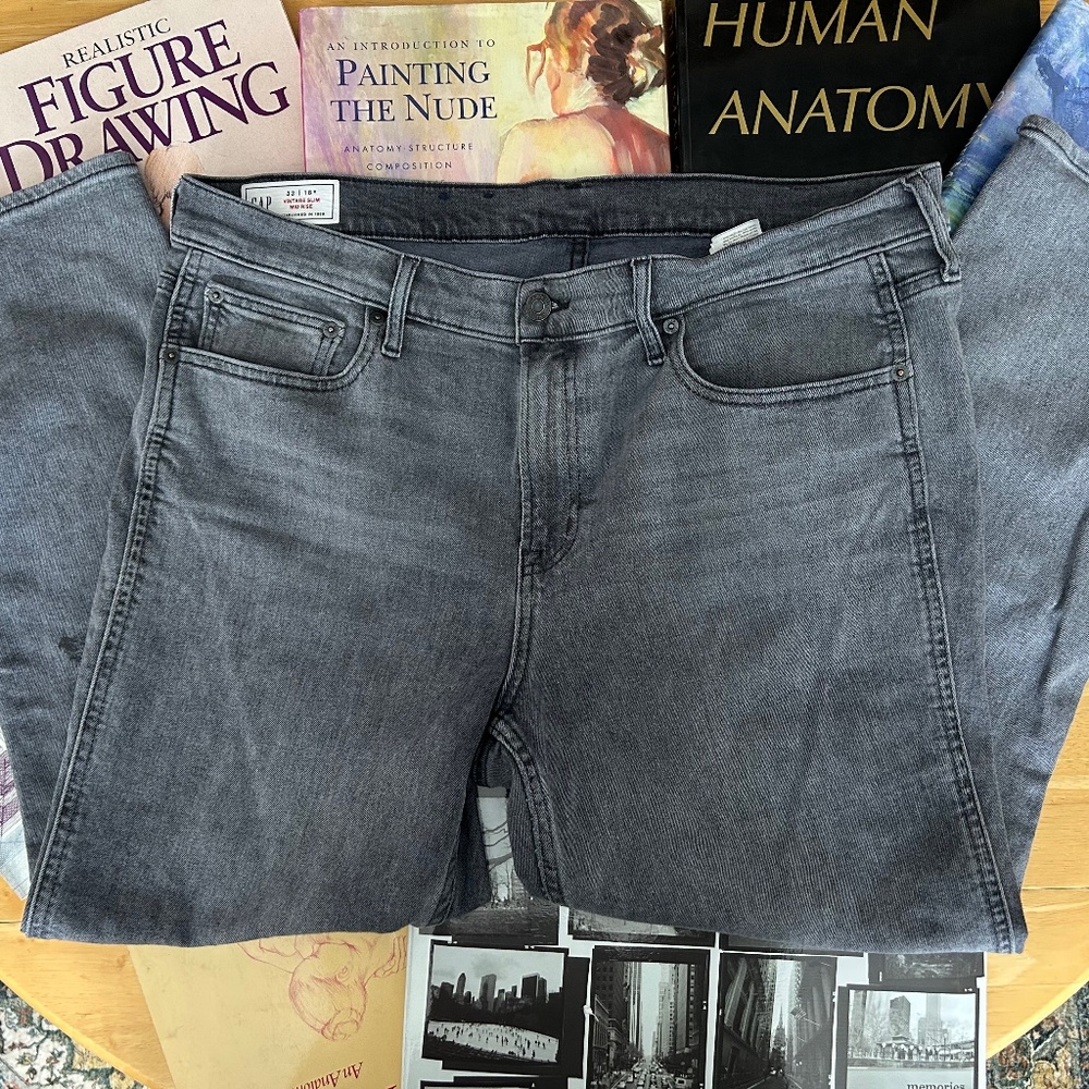 Gap Vintage Slim Mid Rise Jeans